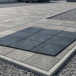 20mm Full Body Porcelain Tiles 600x600mm R11 Heavy Duty Swimming Pool Tile Outdoor <b>Floor</b> Tiles with Lifetime Warranty - Product Image 4