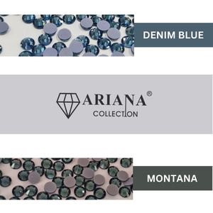 Piedras de Cristal Montana Azules para Decoración con Hotfix, para Prendas, Ropa, Zapatos, Bolsos, Manualidades, Artículos de Montar a Caballo y Pantalones de Montar - Product Image 1