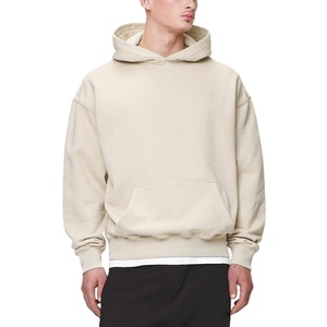 Men Athletic Pullover Hoodie 470 GSM Cotton Fleece Heavyweight <b>Training</b> Streetwear Sweatshirt OEM Factory - Product Image 2