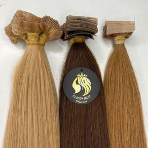 CDYHAIRVN Cabello Humano Natural Liso Vietnamita Premium Sin Procesar, Doble Trama, Donante Único, Color Personalizado, Anillo Invisible - Product Image 2