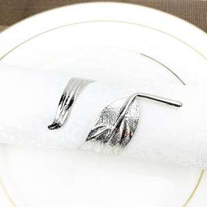 Juego de Anillos para Servilletas de Metal de Alta Gama, Accesorios Duraderos para Decoración de Mesa para Restaurantes, Hoteles y Uso Doméstico - Product Image 5