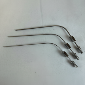 <b>Set</b> of 3 V. Mueller NL9708-00X McCulloch 5" Suction Tubes w/ Holes 5Fr 7Fr 9Fr - Product Image 1