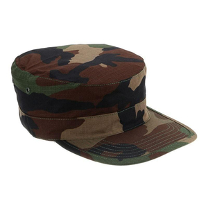 Casquette de patrouille unisexe en coton à motif écossais, réglable, respirante, à calotte plate et visière - Product Image 4