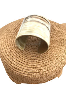 Bracelet en corne de buffle écologique moderne, fait main, bijoux en corne de buffle, design unique, options multicolores personnalisables - Product Image 5