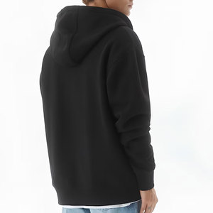 Sudadera con Capucha para Hombre, Invierno 2026, Venta al Por Mayor, Color Sólido, 100% Algodón, Forro Polar Transpirable, Tejido Ecológico, con Diseño de Logotipo Personalizado - Product Image 3