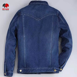 Veste en jean personnalisée Ryan Pro Gear pour hommes avec logo personnalisé, design ODM - Product Image 5
