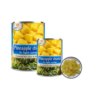Top Notch Quality Top Selling Made In Vietnam Deeply Sweet Canned <b>Pineapple</b> Chunks in <b>Light</b> Syrup In Bulk - Product Image 1