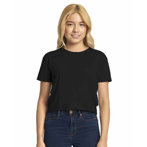 Camiseta Corta de Algodón Lisa con Estampado Personalizado para Verano, Ajustada, Rosa, para Mujer, Estilo Hip Hop, Blanca, Crop Top - Product Image 1