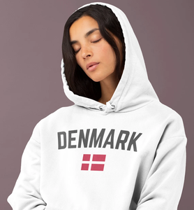 Sudadera con Capucha para Mujer con la Bandera de Dinamarca, Regalo Danés, Compra al por Mayor - Product Image 5