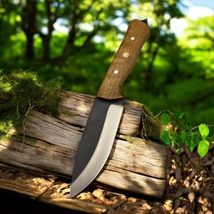 Funda Personalizada para Cuchillo Skinner, Recta, ODM, Personalizable |   Cuchillo de Camping Forjado a Mano con Mango de Resina Bushcraft |   El Mejor Cumpleaños - Product Image 1
