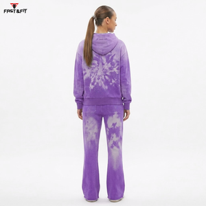 Survêtement léger pour femme tendance, effet délavé, personnalisable - Product Image 5