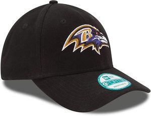 Gorra Ajustable Negra de los Baltimore Ravens de la Nueva Era, Bordada a Máquina, de Poliéster Resistente, Ropa Deportiva del Equipo - Product Image 3