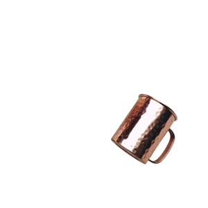 Ensemble de 4 mugs en cuivre écologiques, finition martelée artisanale, pour bière et boissons glacées, accessoires de bar élégants et luxueux pour les fêtes - Product Image 5