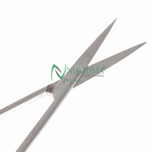 Juego de Tijeras Quirúrgicas Rectas Profesionales de 115 mm, Acero Inoxidable de Alta Calidad con Recubrimiento Dorado Parcial, Certificación CE - Product Image 2