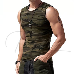 Camiseta sin mangas de algodón de alta calidad para hombre, camiseta sin mangas para gimnasio, camiseta sin mangas de talla grande para hombre - Product Image 4