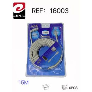 Cable de Computadora de Alta Calidad de 15 Metros, Cableado Premium, Producto en Estado Nuevo - Product Image 1