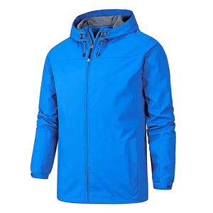 Custom Designer Men's Sports Windbreaker Jacket Fashionable Waterproof Polyester Plus Size Winter Block Zip Various Wholesale - Product Image 5
