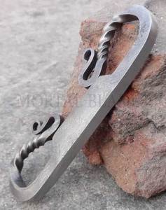 Hand Forged Metal Fire Starter Hook With Twisted Design For Camping Survival Use - Product Image 4