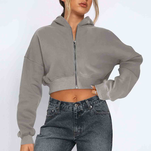 <b>womens</b> <b>lightweight</b> <b>hooded</b> zip <b>jacket</b> breathable soft fabric casual hoodie for summer evening travel and daily use OEM - Product Image 1
