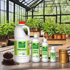 น้ำมันสะเดาธรรมชาติทำเกษตรอินทรีย์ควบคุมแมลงบรรจุในถังไอบีซีแพ็คขนาดเล็กเหมือนกระป๋องที่มียี่ห้อและโลโก้ - Product Image 1