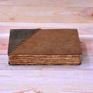 Real <b>Leather</b> Handmade Custom Size Journal Full Grain Genuine <b>Leather</b> Unlined Cotton Blank Pencil Painting Paper <b>Leather</b> bound - Product Image 3