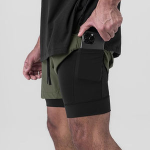 Nuevos Pantalones Cortos Deportivos Casuales para Hombre, Marca Privada, de Algodón, Transpirables, de Secado Rápido, Cintura Elástica - Product Image 3