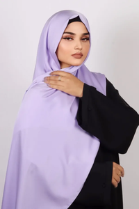 Custom Satin Plain Hijab Scarf Fashion <b>Head</b> <b>Wrap</b> Shawl <b>Silk</b> Feel Fabric OEM ODM Textile Manufacturer - Product Image 2