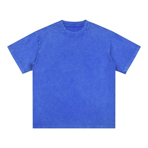 เสื้อยืดผู้ชาย-ผ้าฝ้ายใยไผ่ 260 กรัม ผ้าทอย้อมเส้นด้าย ดีไซน์เรียบง่าย เป็นมิตรกับสิ่งแวดล้อม ใส่ได้ทั้งชายและหญิง - Product Image 5