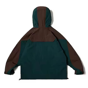 Chaqueta Deportiva de Estilo Americano con Logotipo Personalizado, Chaqueta Vintage Holgada para Hombre, Chaqueta con Capucha Resistente al Viento - Product Image 6