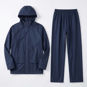 Traje Impermeable Universal al por Mayor para Hombre, Chaqueta con Capucha y Pantalones de 2 Piezas, Ropa Casual para Exteriores para Adultos - Product Image 6