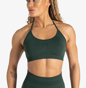 Soutien-gorge de sport sans couture à séchage rapide pour femme, absorbant l'humidité, antichoc, avec coussinets de poitrine, idéal pour le yoga et le fitness (vente transfrontalière) - Product Image 1