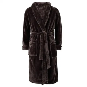 Peignoir pour homme sexy en coton 100% de haute qualité - Couleur et logo personnalisables, options combinées super absorbantes et respirantes - Product Image 1