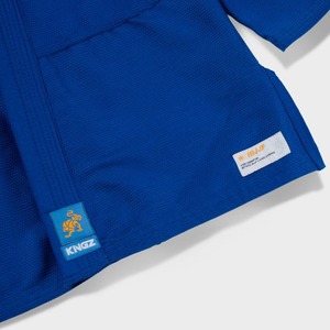 Kimono de Jiu Jitsu Brasileño para Niños, 300 g/m², Tejido Perlado, Algodón Preencogido, Logotipo Personalizado, Uniforme de Entrenamiento, Fábrica de Artes Marciales - Product Image 5