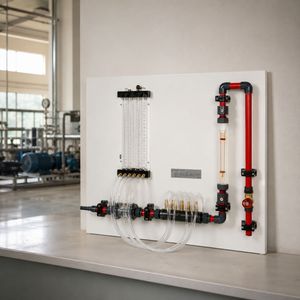 Banc de mesure de débit hydraulique pour les tests de fluides |   Appareils de laboratoire pour les études de débit, de pression et de décharge - Product Image 3