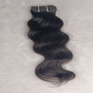 Extensiones de Cabello Humano 100% Virgen, Ondulado Natural, Cabello Remy en Paquetes, Venta al Por Mayor de Fábrica - Product Image 1