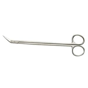 Tijeras de Cirugía Cardiovascular Potts Smith de 19 cm, Anguladas 45 Grados, Acero Inoxidable de Calidad Alemana, Microcirugía Manual, Hospital - Product Image 1