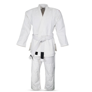 Kimono Blanco de BJJ para Hombre, Corte Regular, 100% Algodón, Ropa Duradera para Artes Marciales, Talla Adulto - Product Image 1