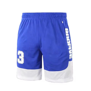 Ensemble d'uniformes de basketball pour hommes - 100 % polyester, anti-transpiration, antibactérien, sans manches, col en V, couleur personnalisée, sublimation - Product Image 2