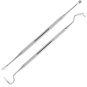 Herramientas Manuales para Limpieza Dental Canina, Removedor de Sarro, Raspador Dental Canino de Doble Cabeza, Acero Inoxidable Reutilizable, Certificado CE, Veterinario - Product Image 1