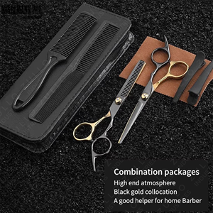 Stainless Steel Professional Hairdressing Scissors <b>Set</b> <b>Barber</b> Hair Cutting Trimming Styling Salon Tool Kit - Product Image 6