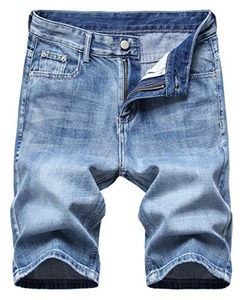 Pantalones Cortos de Mezclilla Elásticos y Holgados de Venta Directa de Fábrica Nay1il, Nueva Temporada de Verano, Casuales, Transpirables y de Secado Rápido para Hombre - Product Image 2