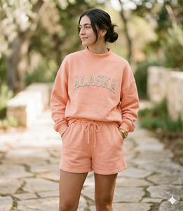 Conjunto de Top de Cuello Alto y Pantalones Cortos para Mujer, Ropa Cómoda, Informal y Moderna para el Día a Día - Product Image 1
