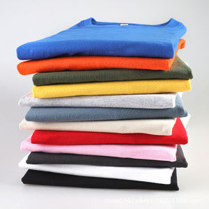 Camiseta de Algodón 100% Lisa de Alta Calidad con Logotipo Personalizado, Estilo Regular, Lista para Impresión Serigráfica, Disponible en Stock, para Hombre y Mujer - Product Image 2