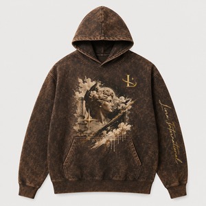 Sudaderas modernas con efecto acid wash, hechas con materiales duraderos que ofrecen comodidad de movimiento flexible y un estilo urbano a la moda. - Product Image 4