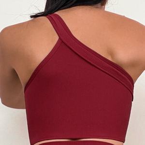 Top de un solo hombro para mujer, estilo corto, diseño acanalado, de moda, superventas - Product Image 6