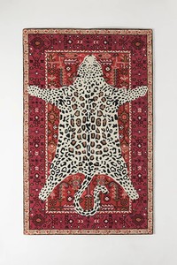 Tapis de luxe en laine motif tête de tigre audacieux de la jungle, tufté à la main, style moderne, pour salon, forme personnalisée, lavable, fabriqué en laine - Product Image 1