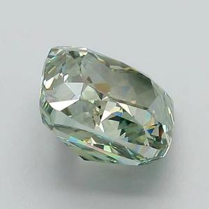 Diamante Verde Sintético Cultivado en Laboratorio, Corte Cojín, de 1.00 CT a 5.00 CT, Certificado, Claridad VVS VS - Product Image 2