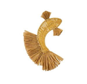 Escultura Colgante de Pez Betta Oceánico para Cuarto de Niños, Decoración de Ratán, Arte de Pared de Animal de Fibra Natural Hecho a Mano para Niños - Product Image 2