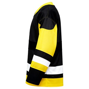 100% Polyester Ice Hockey Jersey Custom Hockey Team Uniform Anti-Bacterial Breathable Quick Dry Mandarin <b>Collar</b> <b>T</b>-Strap Unisex - Product Image 4