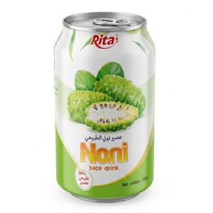Bebida de Jugo de Noni Rita Brand 330ml, OEM ODM, Etiqueta de Diseño Gratuito, Bebida Saborizada NFC Lista para Beber, Vietnam - Product Image 1
